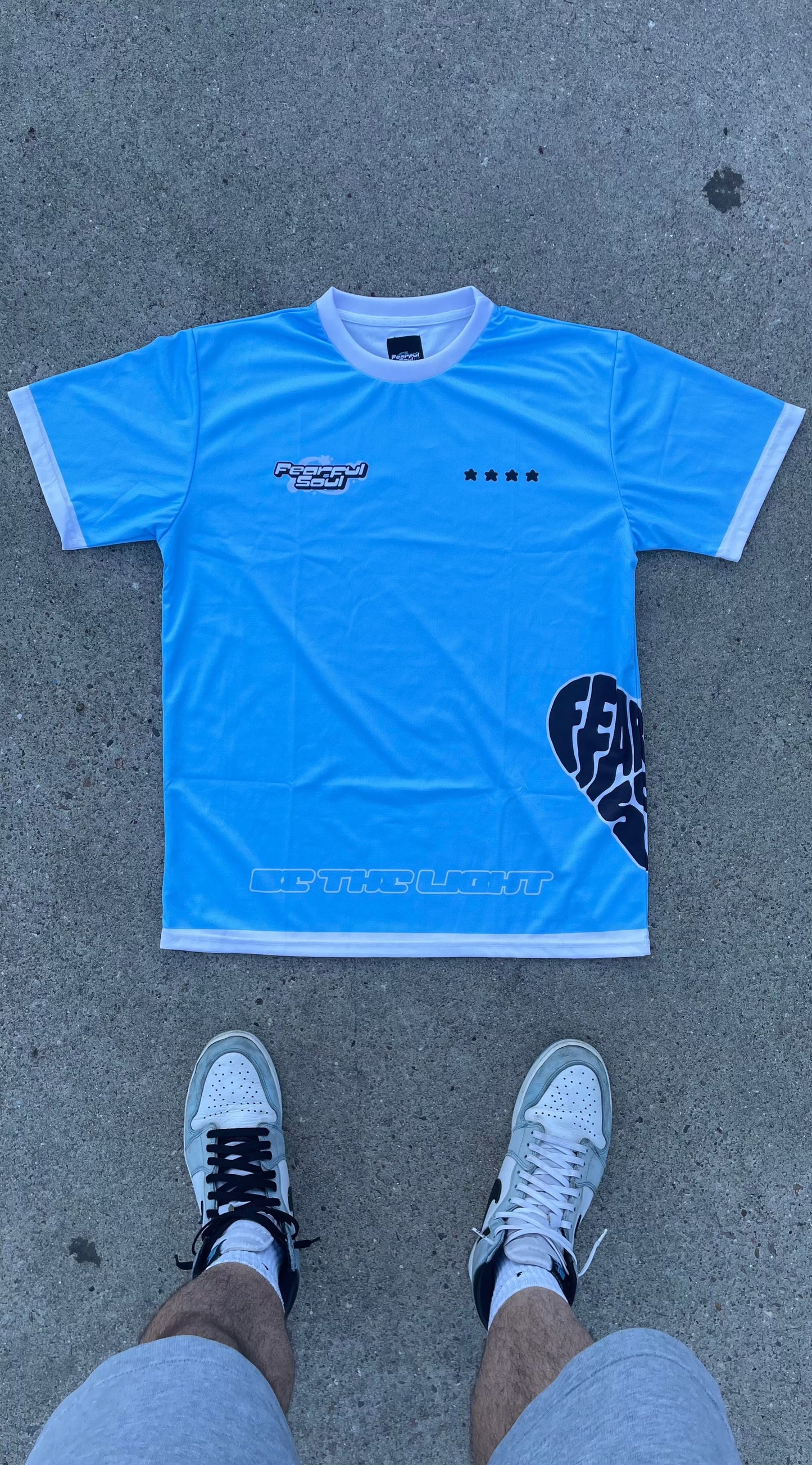 Sommer Trikot Babyblau