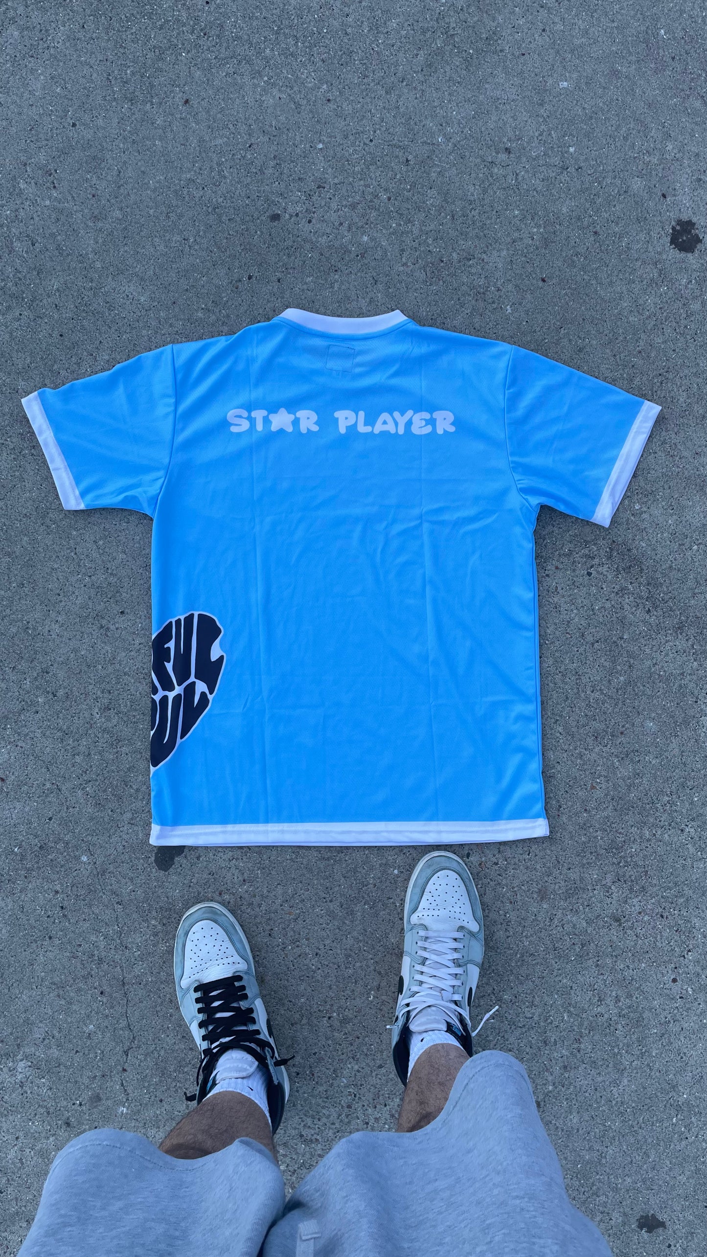 Sommer Trikot Babyblau